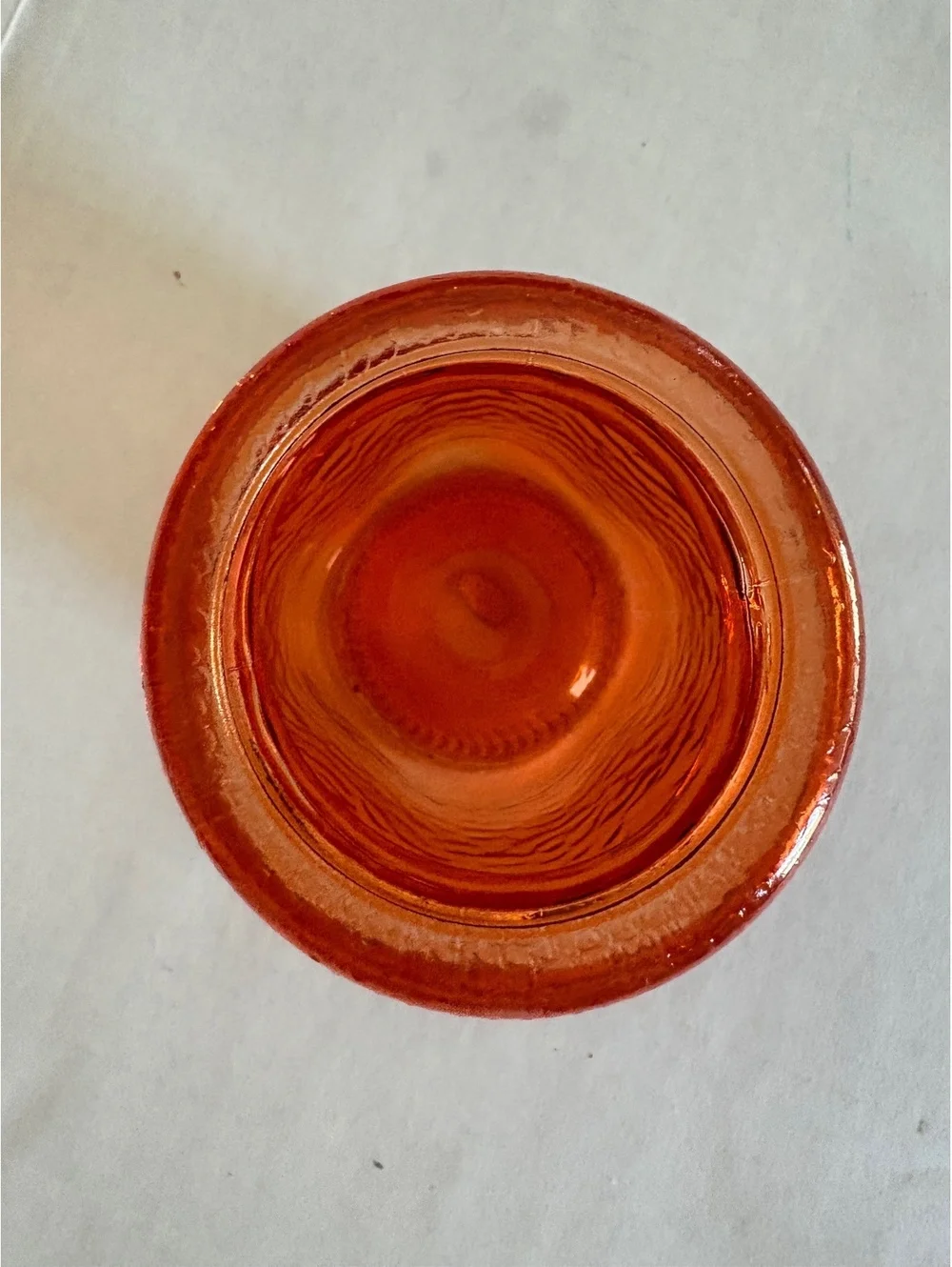 Orange vase/jar